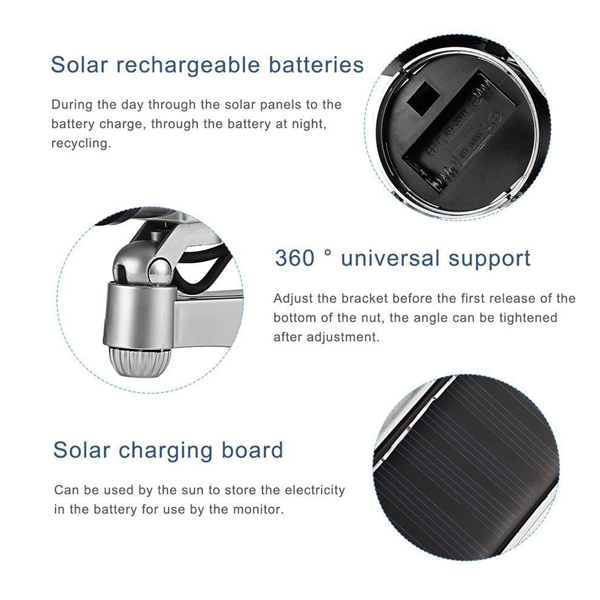 Features of Solar Powered Dummy Camera