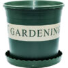 Green gardening flower pot diversion safe