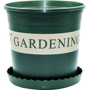 Green gardening flower pot diversion safe