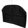 Black coat hanger diversion safe with a zippered closure for hidden storage.