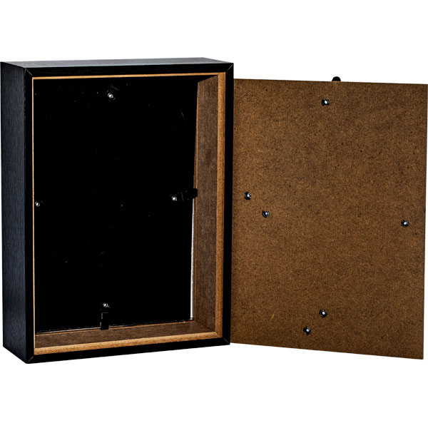 Open Photo Frame Diversion Safe revealing its hidden compartment.