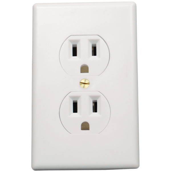 Realistic wall socket design for the Wall Socket Diversion Safe.