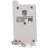 Back of Replacement Remote for EWD-1 Home Alarm System showing FCC compliance and model number.