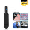 Pocket Clip Hidden Spy Camera with toggle plate and 1080p HD recording capability.