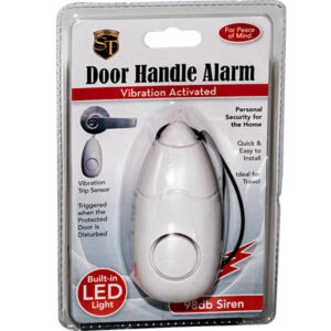 Door Handle Alarm in Retail Packaging with Vibration Detection.