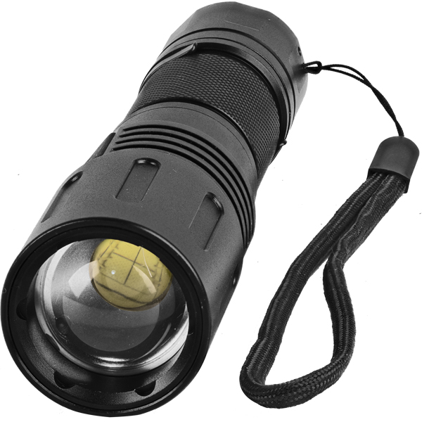 3000 Lumens LED Self-Defense Flashlight with Wrist Strap