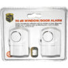 90dB Magnetic Door and Window Alarm 2 Pack in Packaging